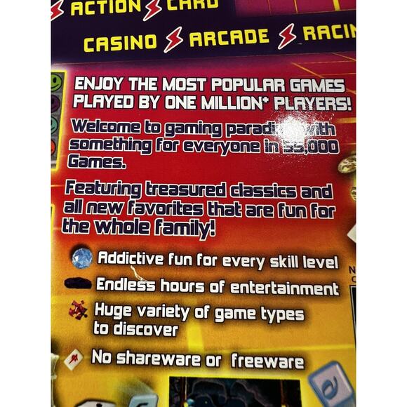 55,000 Games PC CD-Rom Windows Sports Action Arcade Racing Games Compilation - Picture 6 of 8